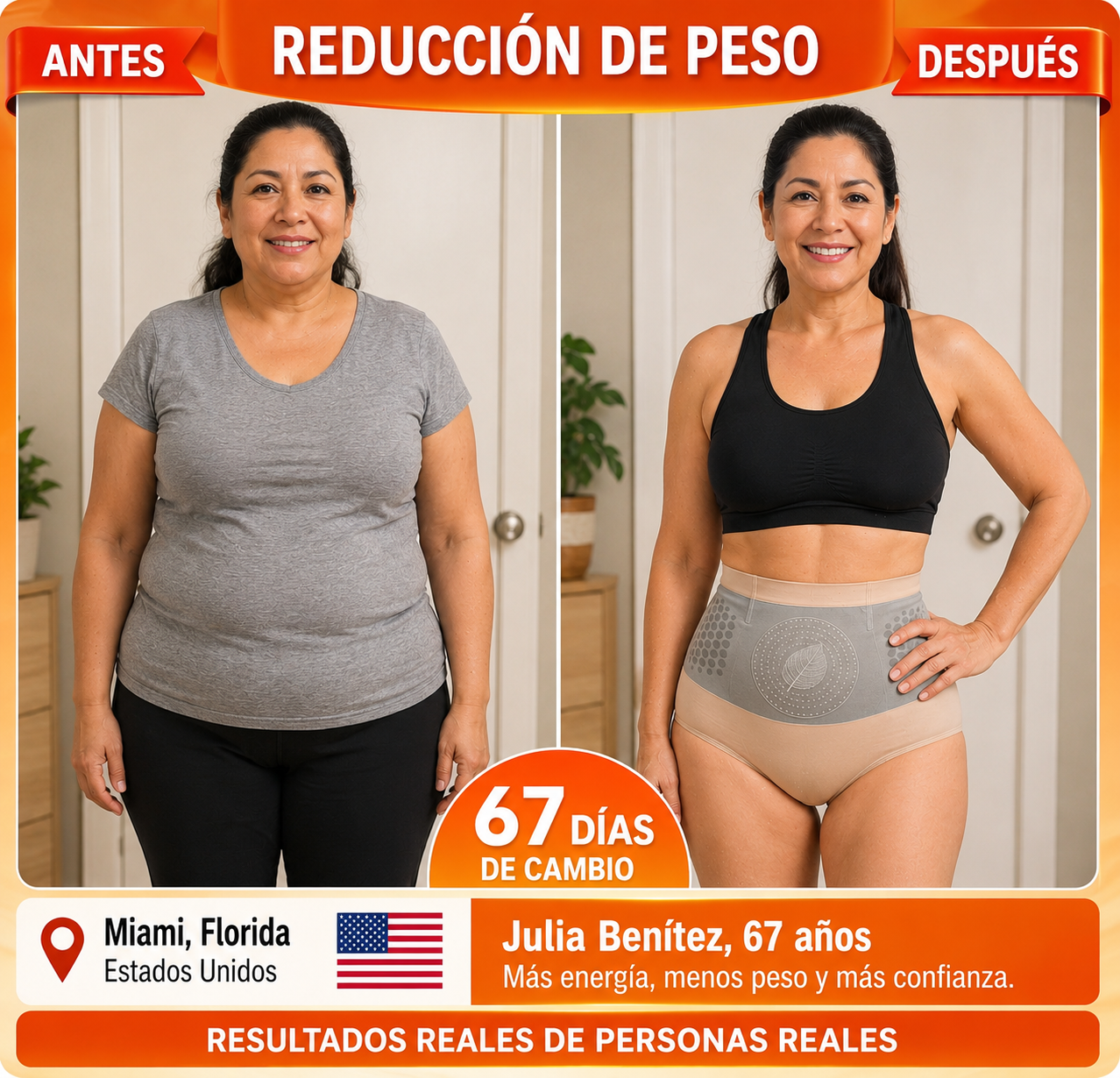 Short Moldeador Quema Grasa 4 en 1 con Moringa y Berberina