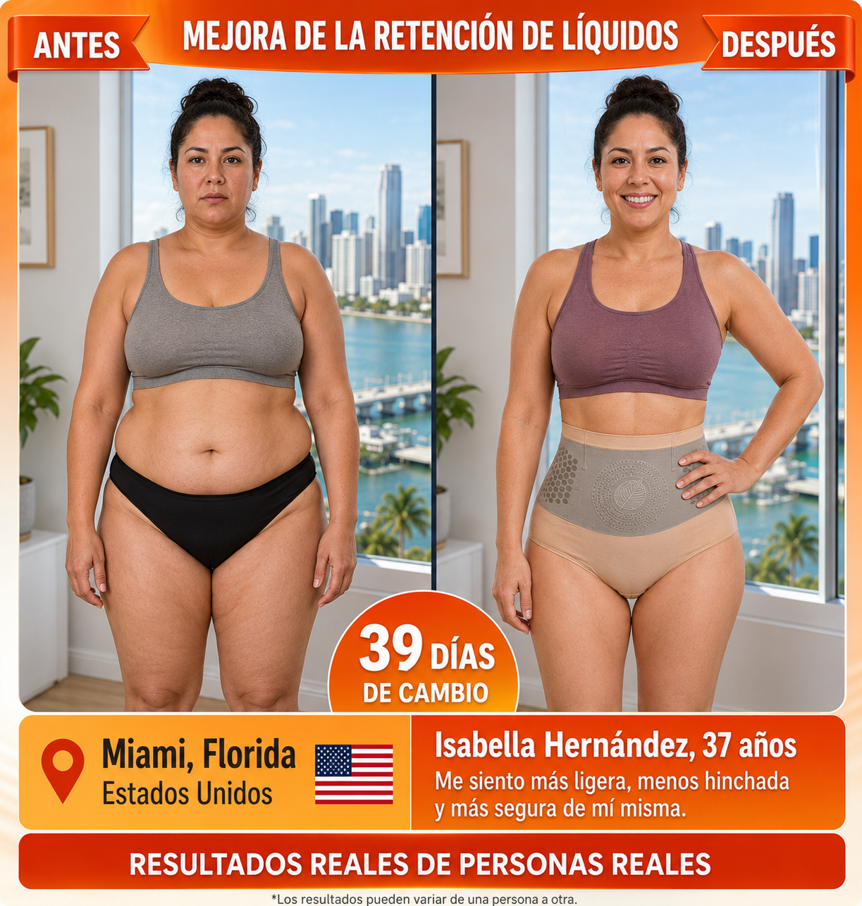 Short Moldeador Quema Grasa 4 en 1 con Moringa y Berberina