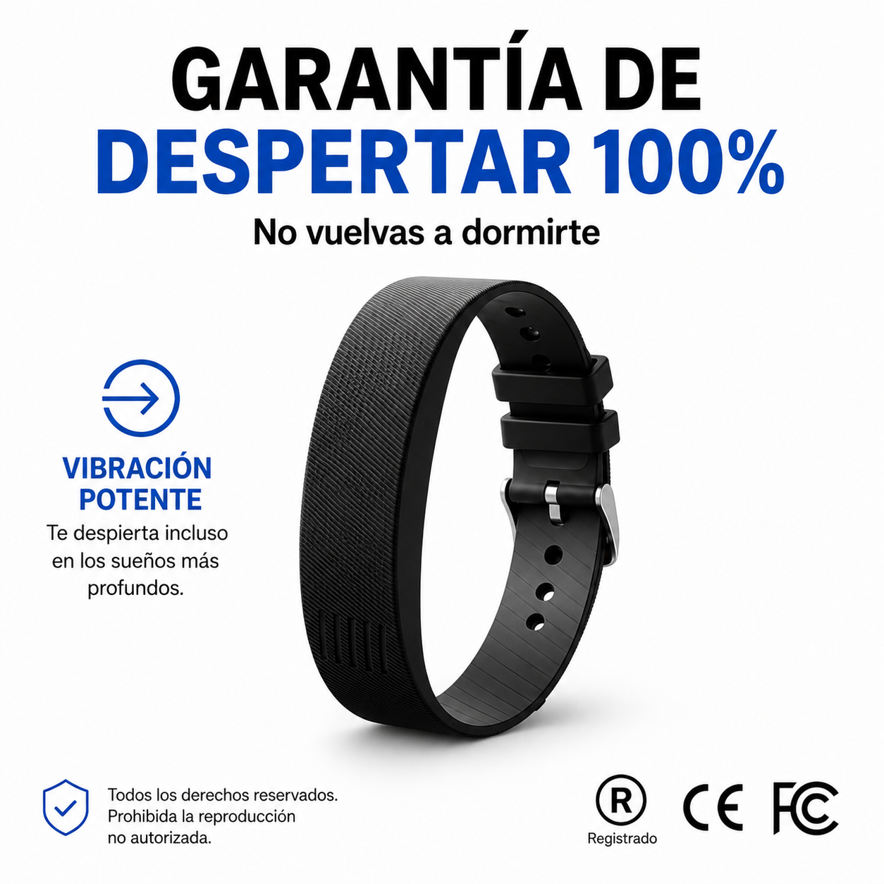 RenewWake™ - Alarma Vibratoria para Despertar