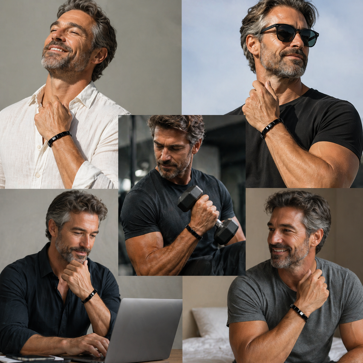 TestoForce™ Pulsera– Activa tu Energía Masculina Natural