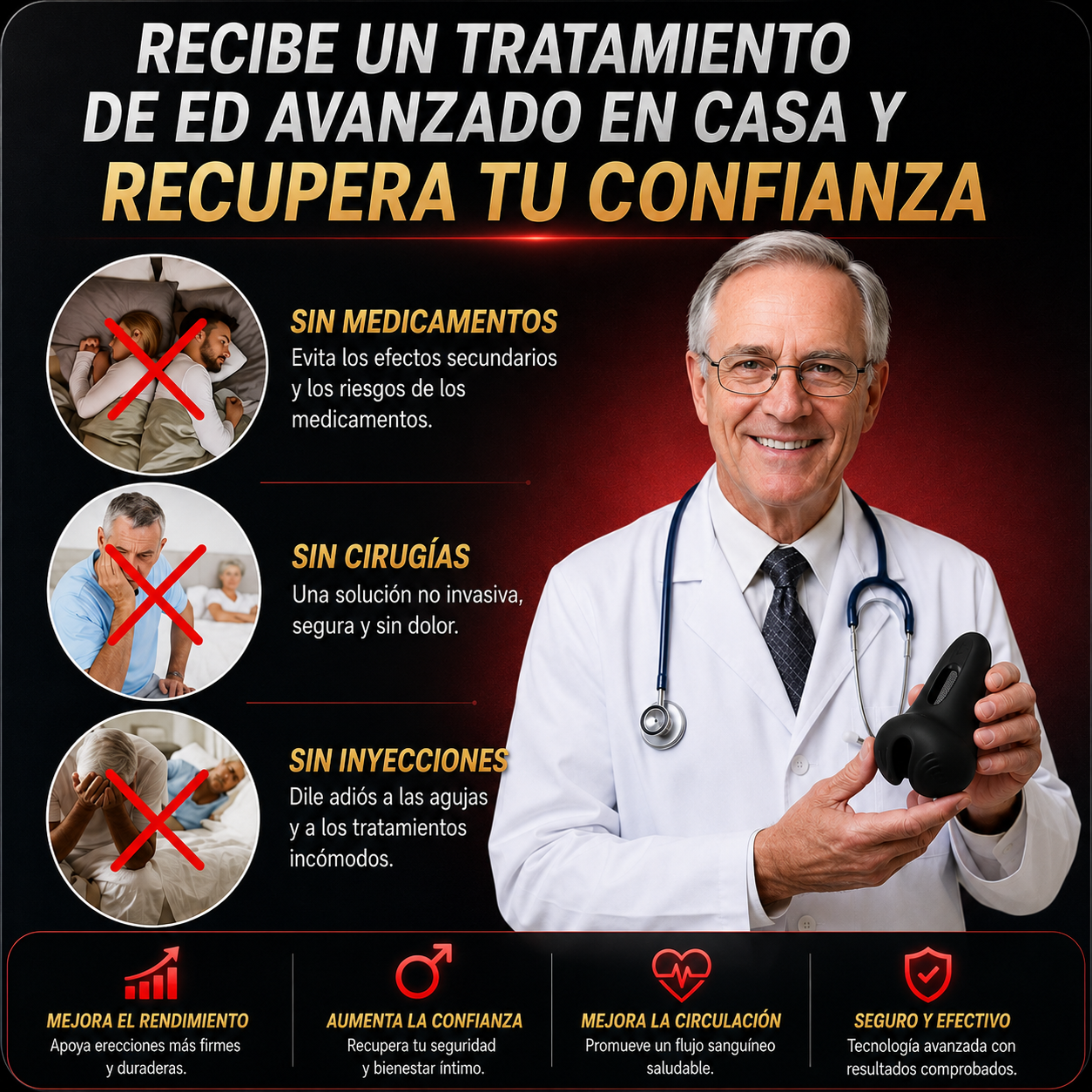 AlphaPulse™ Potenciador de Erección