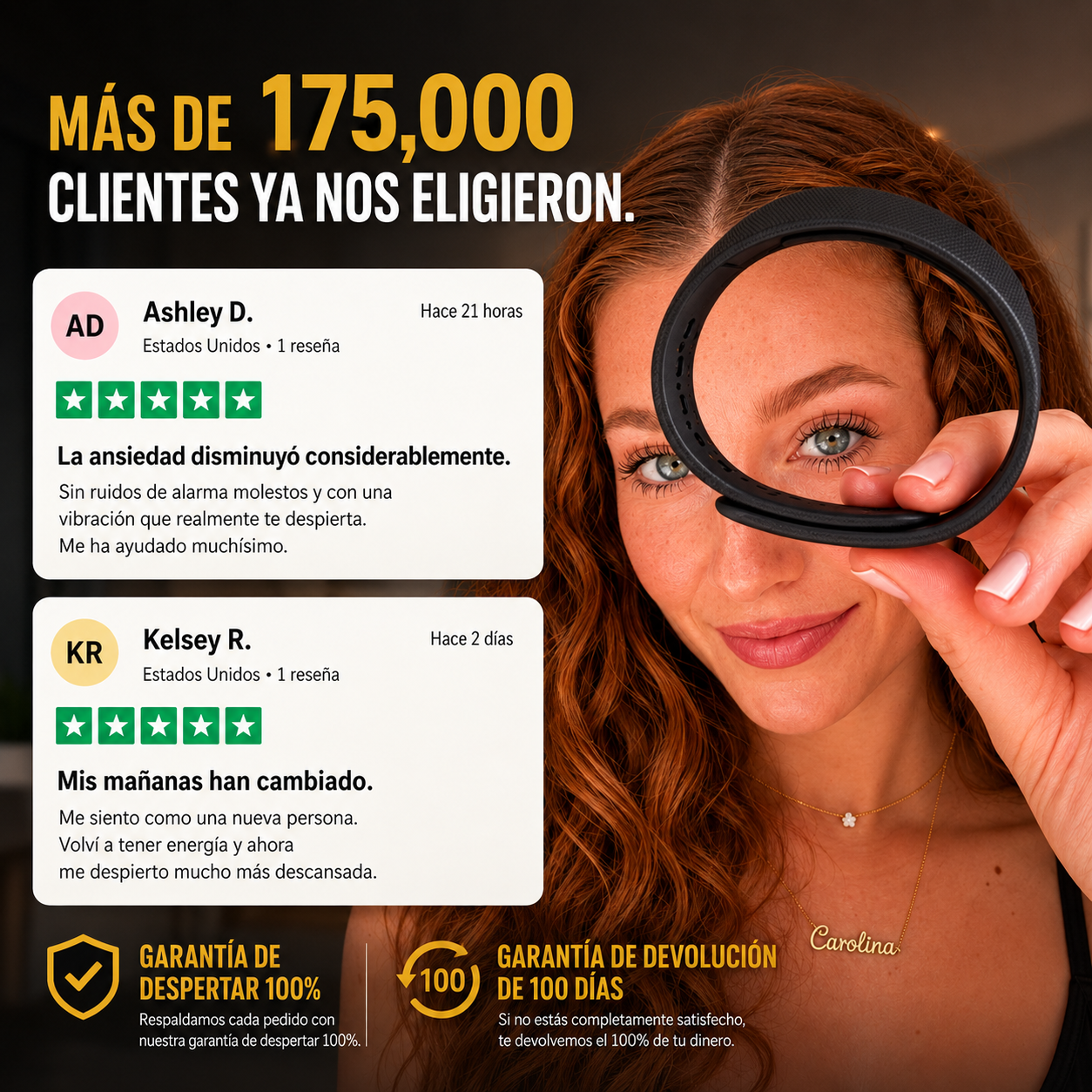 RenewWake™ - Alarma Vibratoria para Despertar