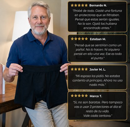 RenewShield - Boxers Masculinos de Protección Todo el Día