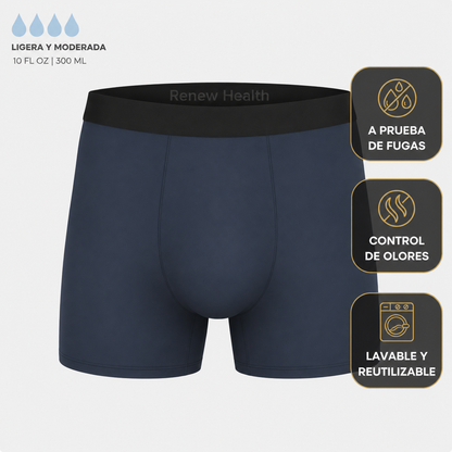 RenewShield - Boxers Masculinos de Protección Todo el Día