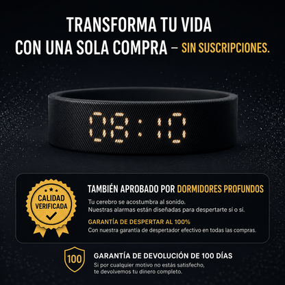 RenewWake™ - Alarma Vibratoria para Despertar