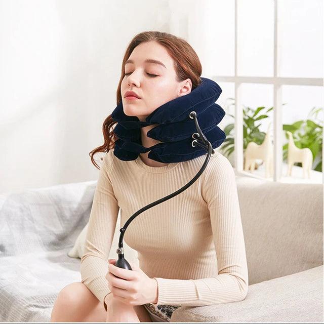 PosturaRelax — Almohada de Tracción Cervical